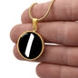 Initial I v3b - 18k Gold Finished Luxury Necklace