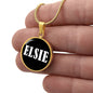Elsie v01w - 18k Gold Finished Luxury Necklace