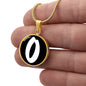 Initial O v3b - 18k Gold Finished Luxury Necklace