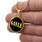 Gayle v02 - 18k Gold Finished Luxury Necklace