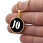Jo v01w - 18k Gold Finished Luxury Necklace