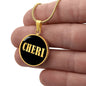 Cheri v02 - 18k Gold Finished Luxury Necklace