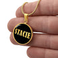 Stacie v02 - 18k Gold Finished Luxury Necklace