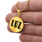 Luz v01 - 18k Gold Finished Luxury Necklace