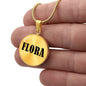 Flora v01 - 18k Gold Finished Luxury Necklace