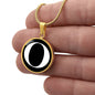 Initial O v3a - 18k Gold Finished Luxury Necklace