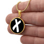 Initial X v3b - 18k Gold Finished Luxury Necklace