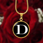 Initial D v3a - 18k Gold Finished Luxury Necklace