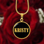 Kristy v02 - 18k Gold Finished Luxury Necklace