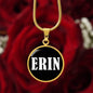 Erin v01w - 18k Gold Finished Luxury Necklace