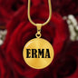 Erma v01 - 18k Gold Finished Luxury Necklace
