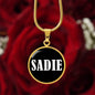 Sadie v03 - 18k Gold Finished Luxury Necklace