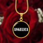 Angelica v03 - 18k Gold Finished Luxury Necklace