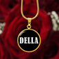 Della v03 - 18k Gold Finished Luxury Necklace