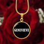 Genevieve v03 - 18k Gold Finished Luxury Necklace