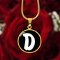 Initial D v3b - 18k Gold Finished Luxury Necklace