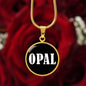 Opal v03 - 18k Gold Finished Luxury Necklace