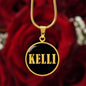 Kelli v02 - 18k Gold Finished Luxury Necklace