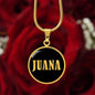 Juana v02 - 18k Gold Finished Luxury Necklace