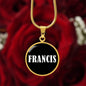 Francis v03 - 18k Gold Finished Luxury Necklace