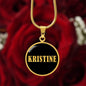 Kristine v02 - 18k Gold Finished Luxury Necklace