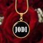 Jodi v03 - 18k Gold Finished Luxury Necklace