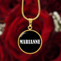 Marianne v03 - 18k Gold Finished Luxury Necklace