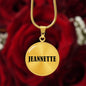 Jeannette v01 - 18k Gold Finished Luxury Necklace
