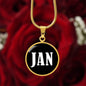 Jan v03 - 18k Gold Finished Luxury Necklace
