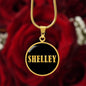 Shelley v02 - 18k Gold Finished Luxury Necklace