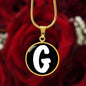 Initial G v3b - 18k Gold Finished Luxury Necklace