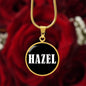 Hazel v01w - 18k Gold Finished Luxury Necklace