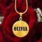 Olivia v01 - 18k Gold Finished Luxury Necklace