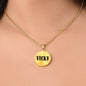 Vicky v01 - 18k Gold Finished Luxury Necklace