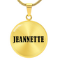 Jeannette v01 - 18k Gold Finished Luxury Necklace