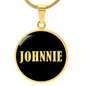 Johnnie v02 - 18k Gold Finished Luxury Necklace