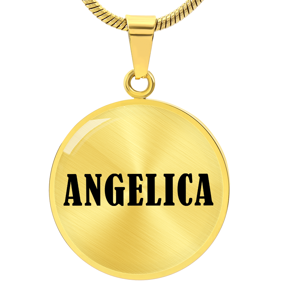 Angelica v01 - 18k Gold Finished Luxury Necklace