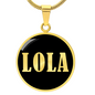 Lola v02 - 18k Gold Finished Luxury Necklace