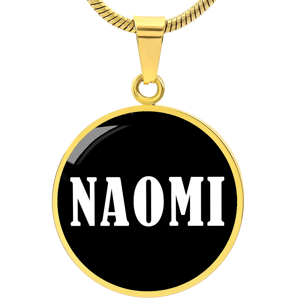 Naomi v01w - 18k Gold Finished Luxury Necklace