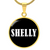 Shelly v01w - 18k Gold Finished Luxury Necklace