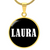Laura v01w - 18k Gold Finished Luxury Necklace
