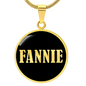 Fannie v02 - 18k Gold Finished Luxury Necklace