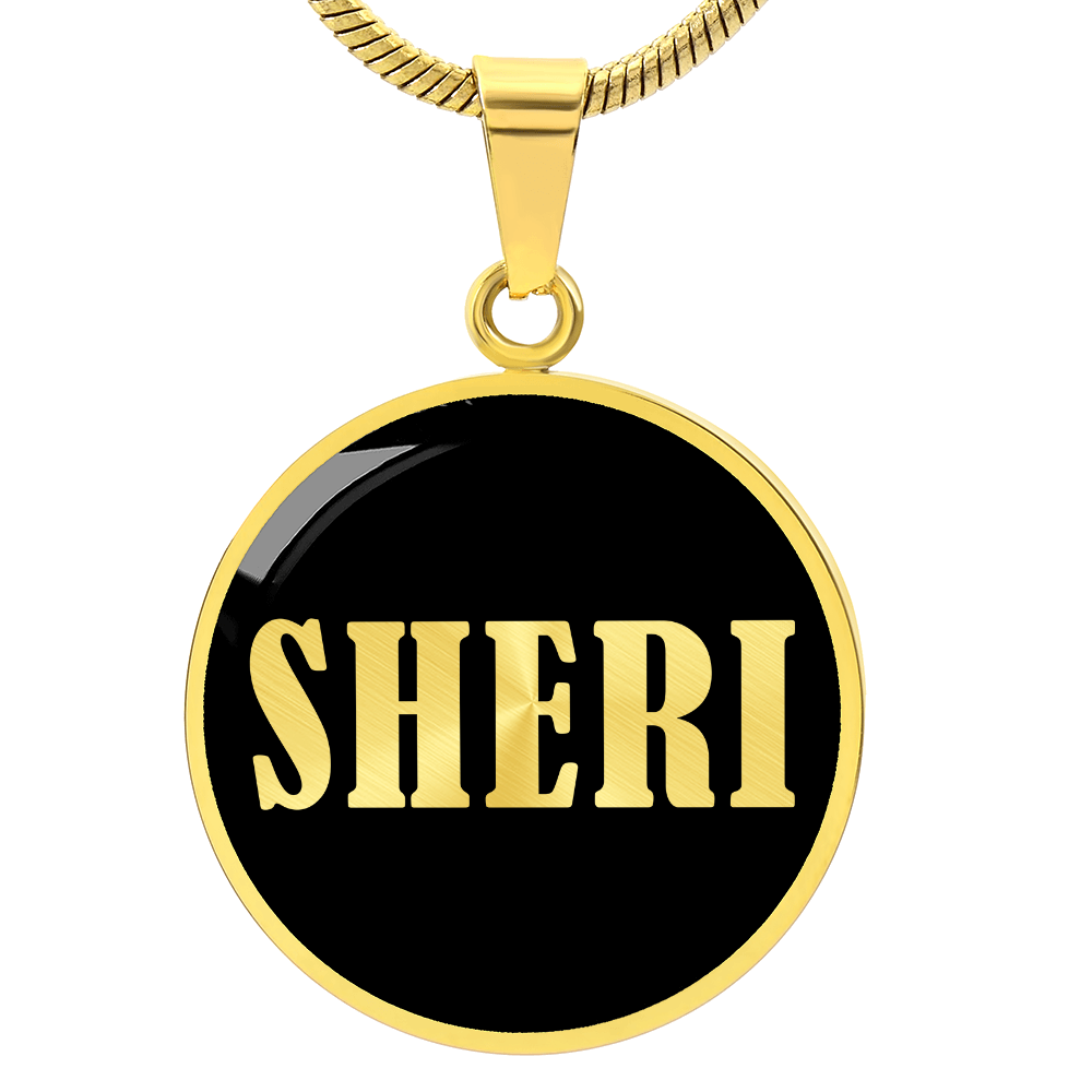 Sheri v02 - 18k Gold Finished Luxury Necklace