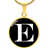 Initial E v3a - 18k Gold Finished Luxury Necklace