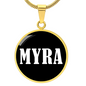 Myra v03 - 18k Gold Finished Luxury Necklace