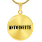 Antoinette v01 - 18k Gold Finished Luxury Necklace