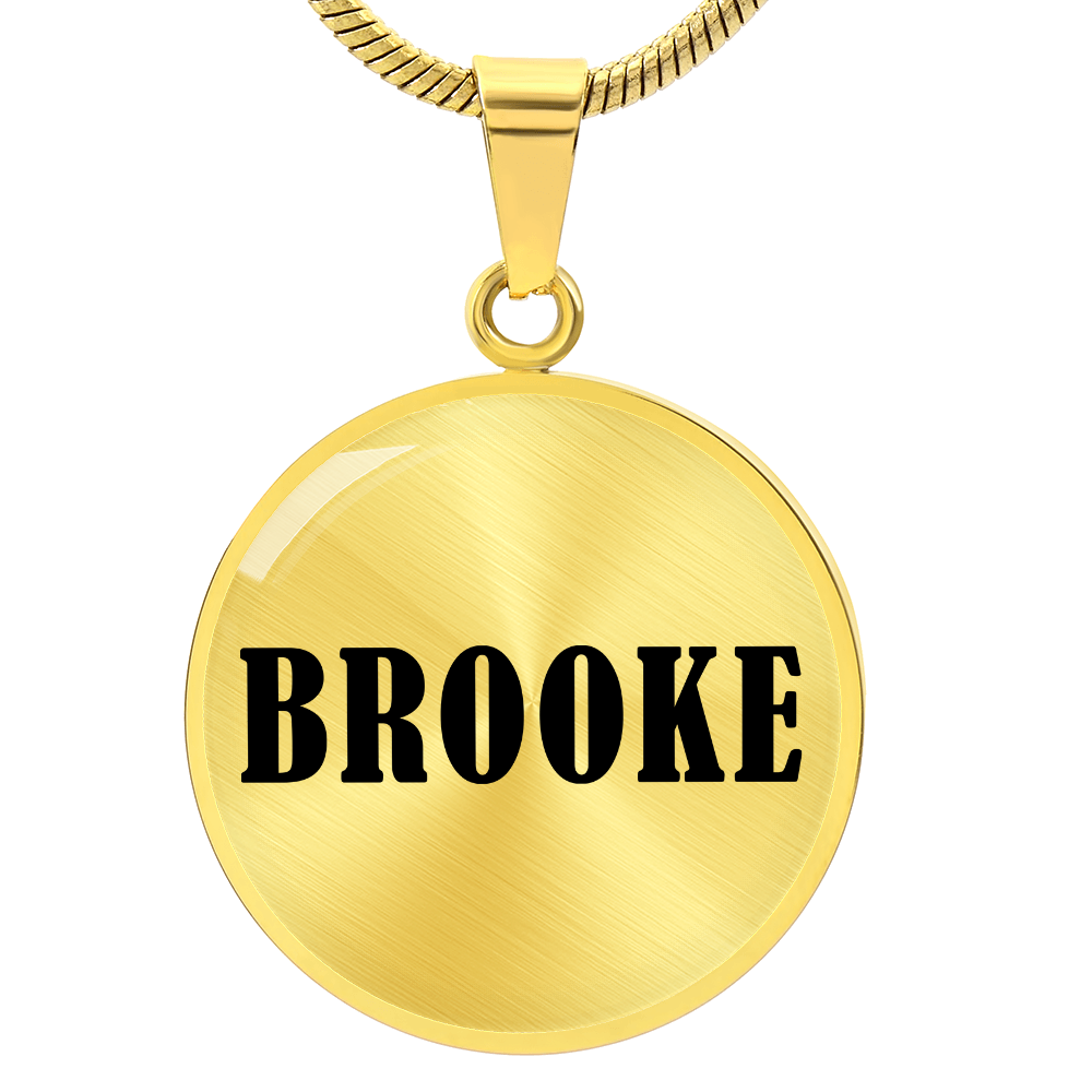 Brooke v01 - 18k Gold Finished Luxury Necklace