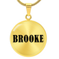 Brooke v01 - 18k Gold Finished Luxury Necklace