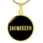 Jacquelyn v02 - 18k Gold Finished Luxury Necklace