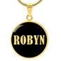 Robyn v02 - 18k Gold Finished Luxury Necklace